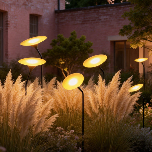 Colorful LED Glowing Mushroom Garden Light for Outdoor Patio Decor