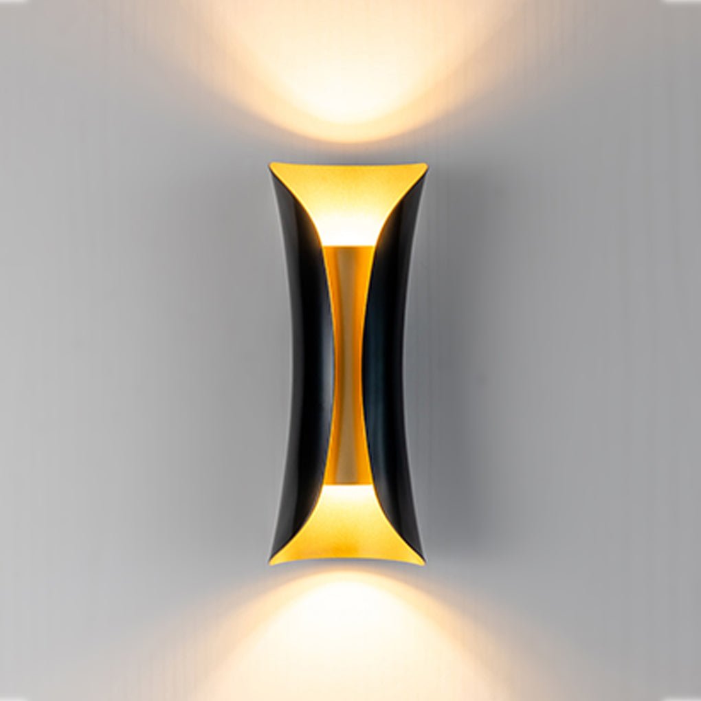 Nordic Minimalist White LED Up Down Wall Sconce for Living Room Decor