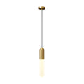 Long Copper Acrylic 3-Step Dimming Pendant Light for Modern Spaces