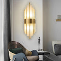 Luxury Modern Gold and Crystal LED Wall Sconces for Living Room Decor