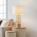 Nordic Geometric Metal Cage LED Table Lamp for Stylish Living Room Decor
