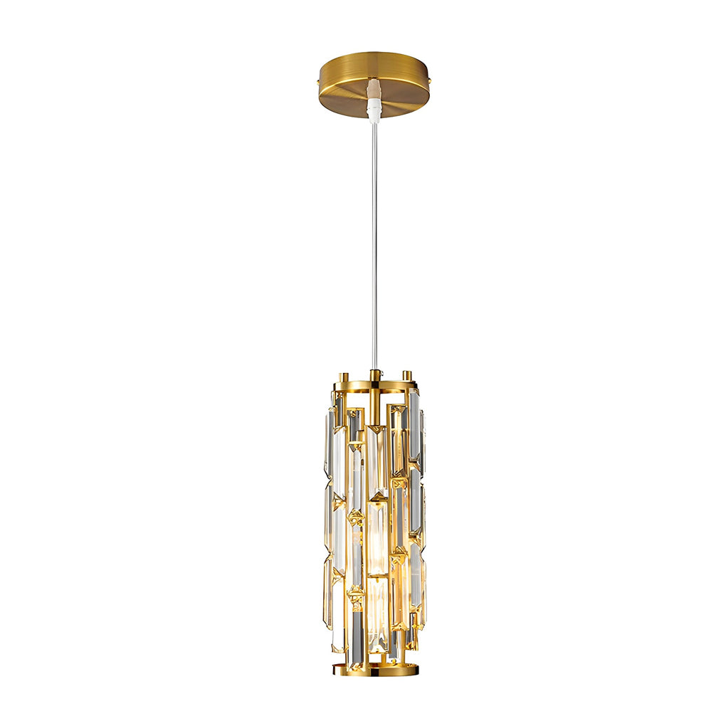 Artistic Mini Crystal Pendant Light Fixture for Kitchen Island Decor