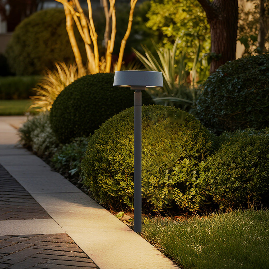 Sleek Black Waterproof Outdoor Pathway Lights for Modern Landscapes