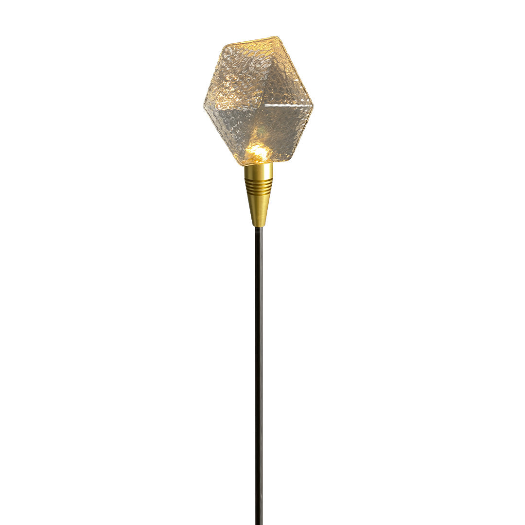Elegant White LED Diamond Pathway Light for Outdoor Garden Walkway