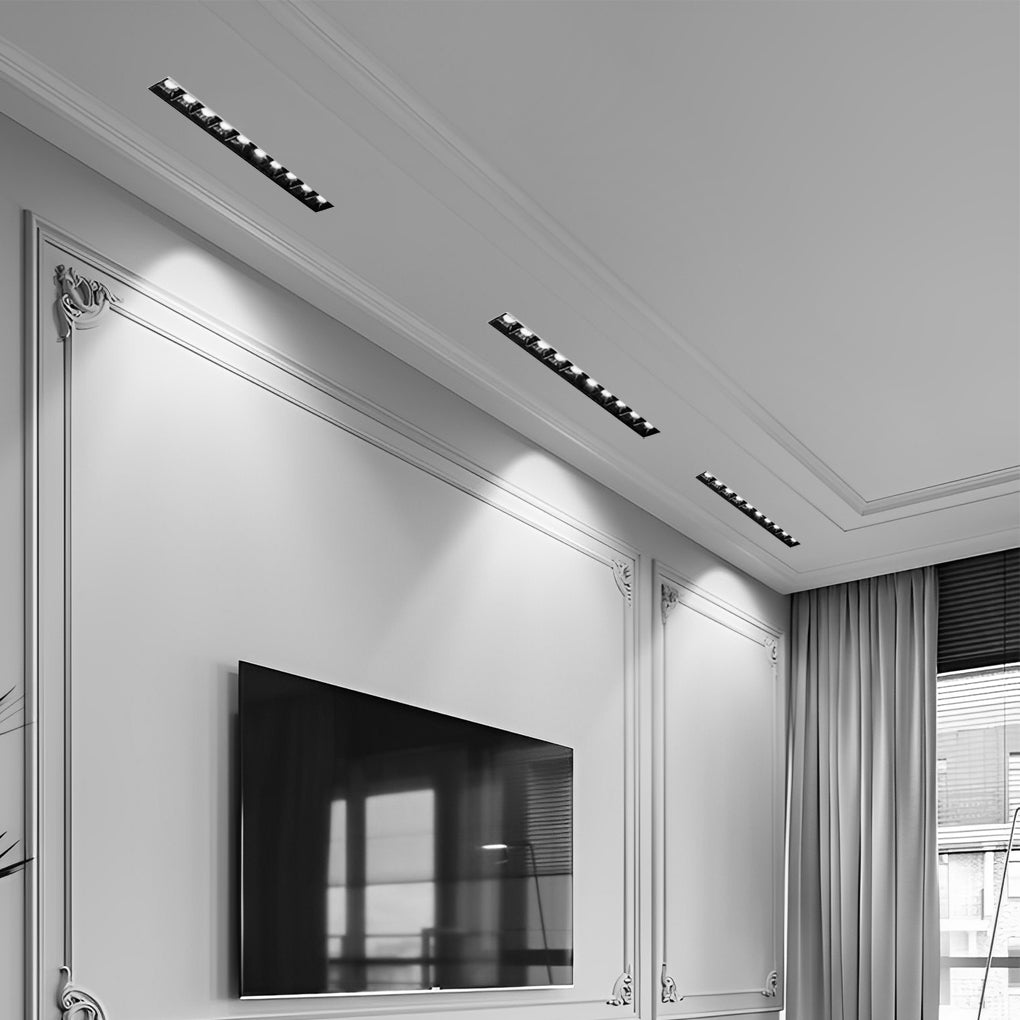Borderless LED Linear Downlight Spot Light for Modern Ceiling Decor