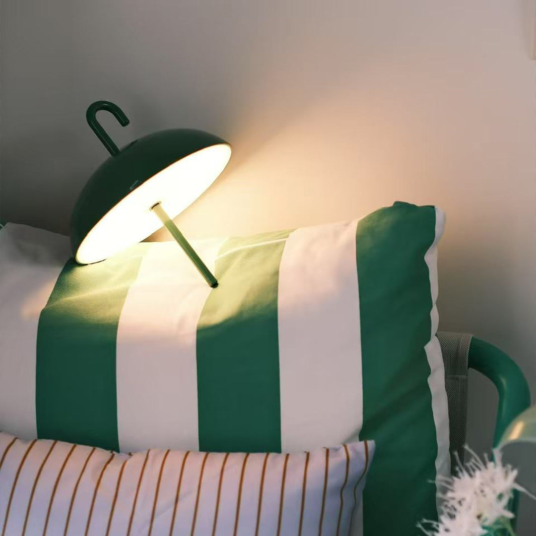 Portable Dimmable LED Touch Lamp - USB Rechargeable Umbrella Design for Home