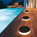 Elegant LED Solar Disc Lights for Outdoor Landscape Lighting Décor