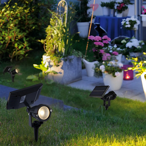 Adjustable Waterproof RGB LED Ground Spike Spotlights for Gardens & Trees