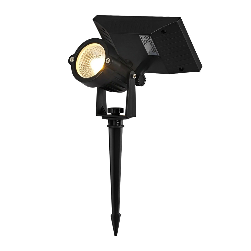 Adjustable RGB LED Ground Spike Solar Tree Spotlight for Outdoor Use