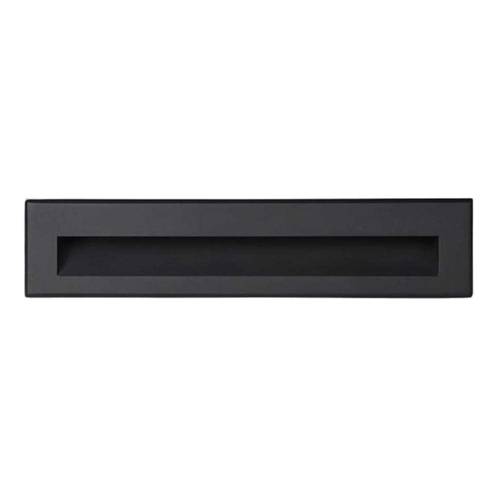 Modern Minimalist Embedded LED Step Lights for Outdoor Stairs – Black Finish