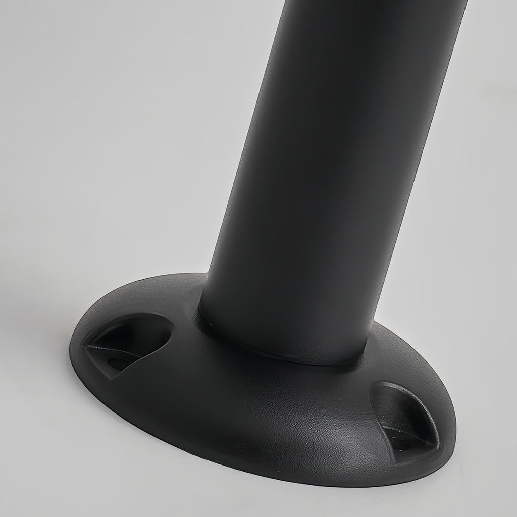 Industrial Black Metal Umbrella Pathway Lights for Outdoor Garden Walkways