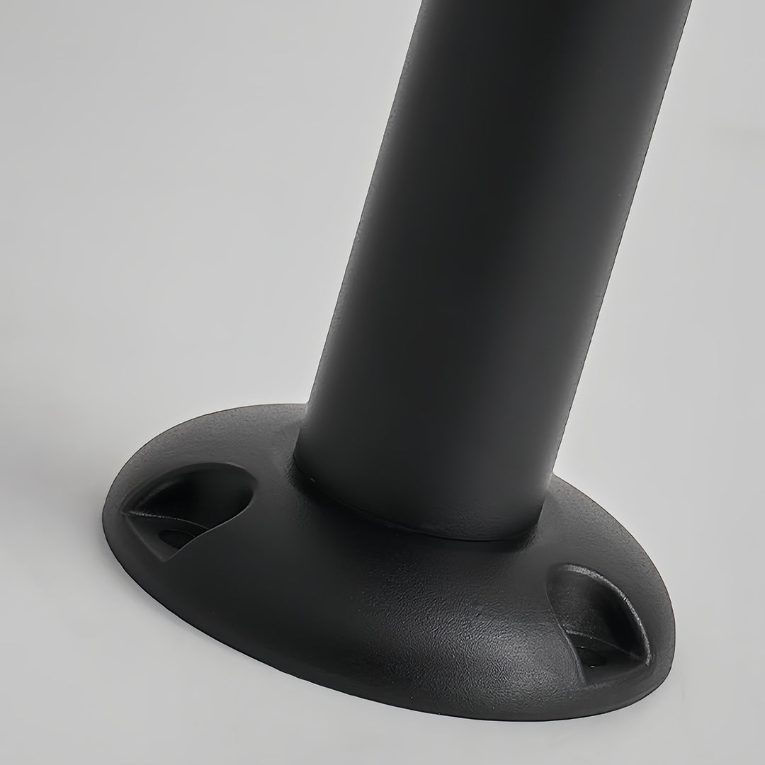Industrial Black Metal Umbrella Pathway Lights for Outdoor Garden Walkways