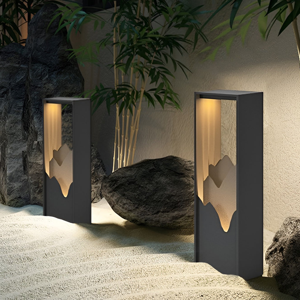 Elegant Waterproof Hollow Solar Lawn Lamp for Pathway & Landscape