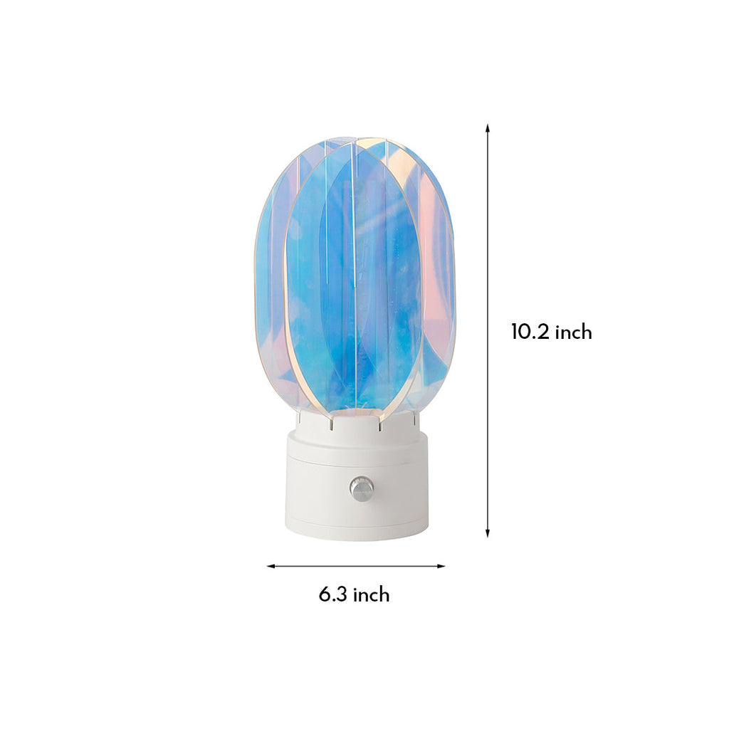 Vibrant Aluminum LED Table Lamps - Artistic Design for Modern Rooms