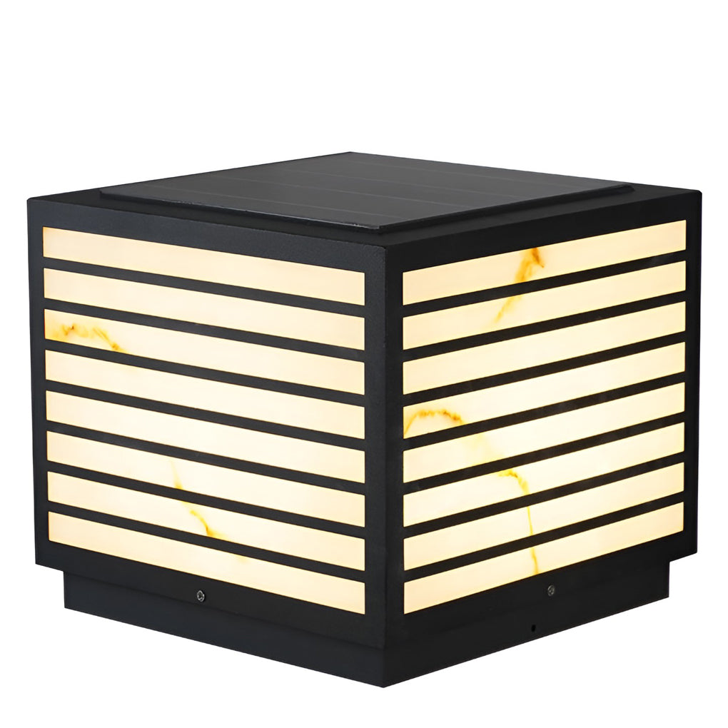 Modern Waterproof LED Outdoor Pillar Light Fixture for Terrace & Garden