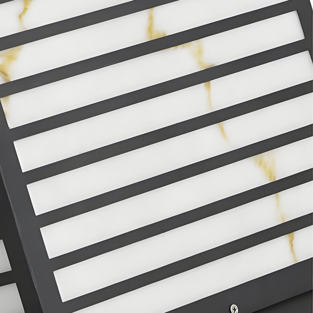 Modern Waterproof LED Outdoor Pillar Light Fixture for Terrace & Garden