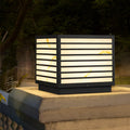 Modern Waterproof LED Outdoor Pillar Light Fixture for Terrace & Garden