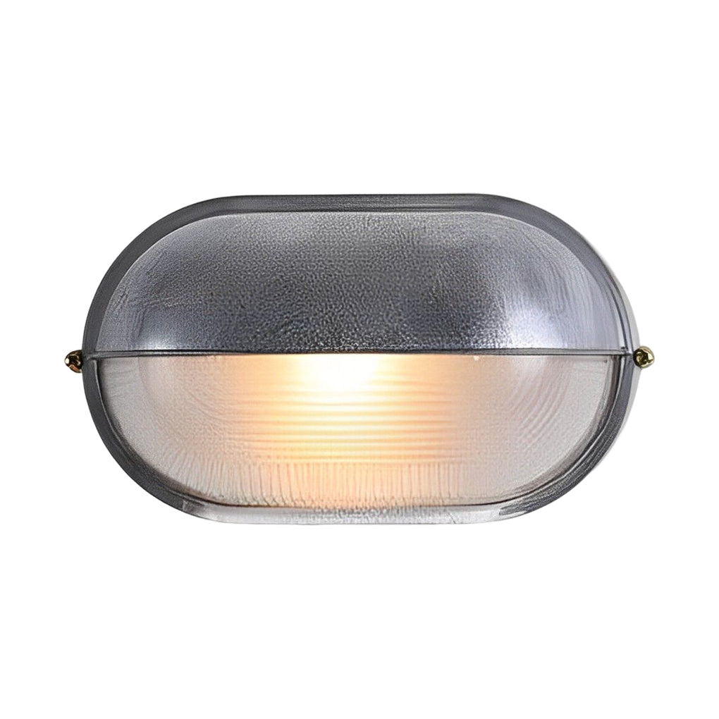 Vintage Black Waterproof Oval Bulkhead Light Fixture for Outdoor Spaces