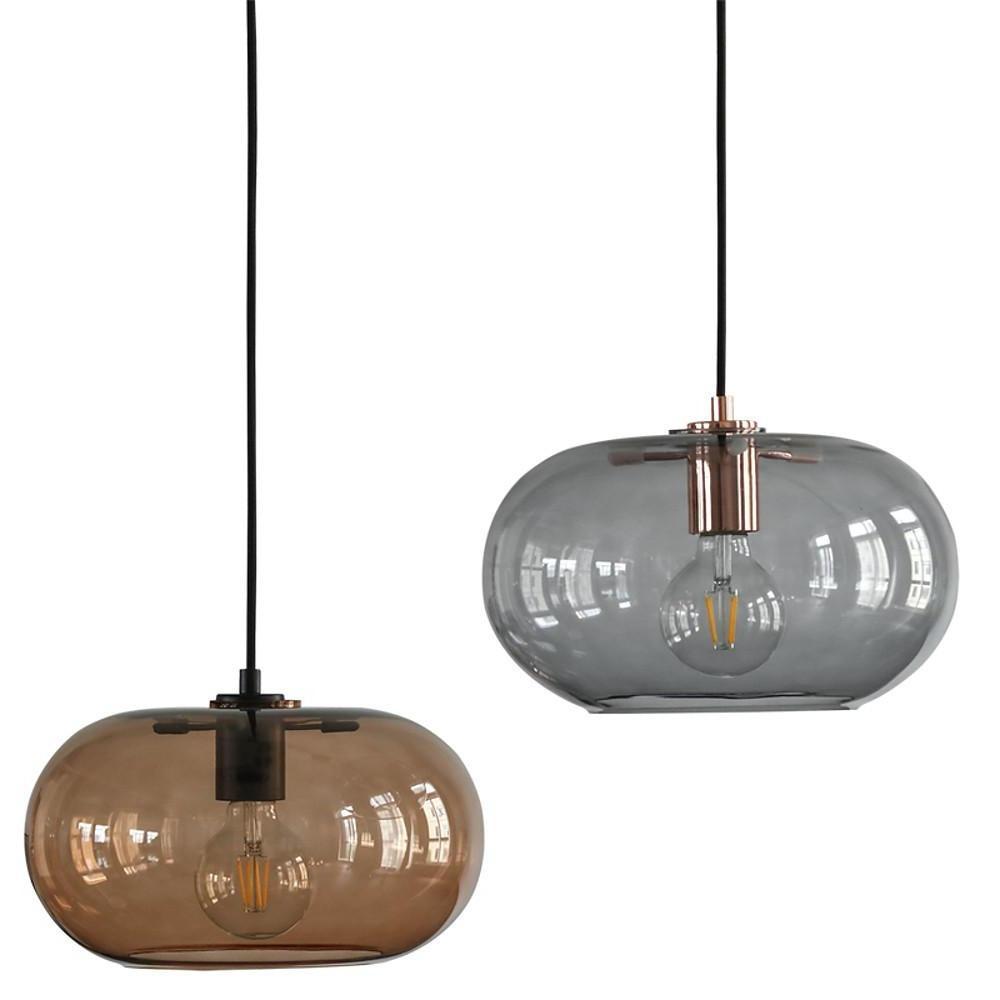 Nordic Style Electroplated Glass LED Pendant Light for Modern Spaces