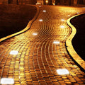 Modern Solar-Powered Outdoor Ice Cube LED Step Lights for Pathway