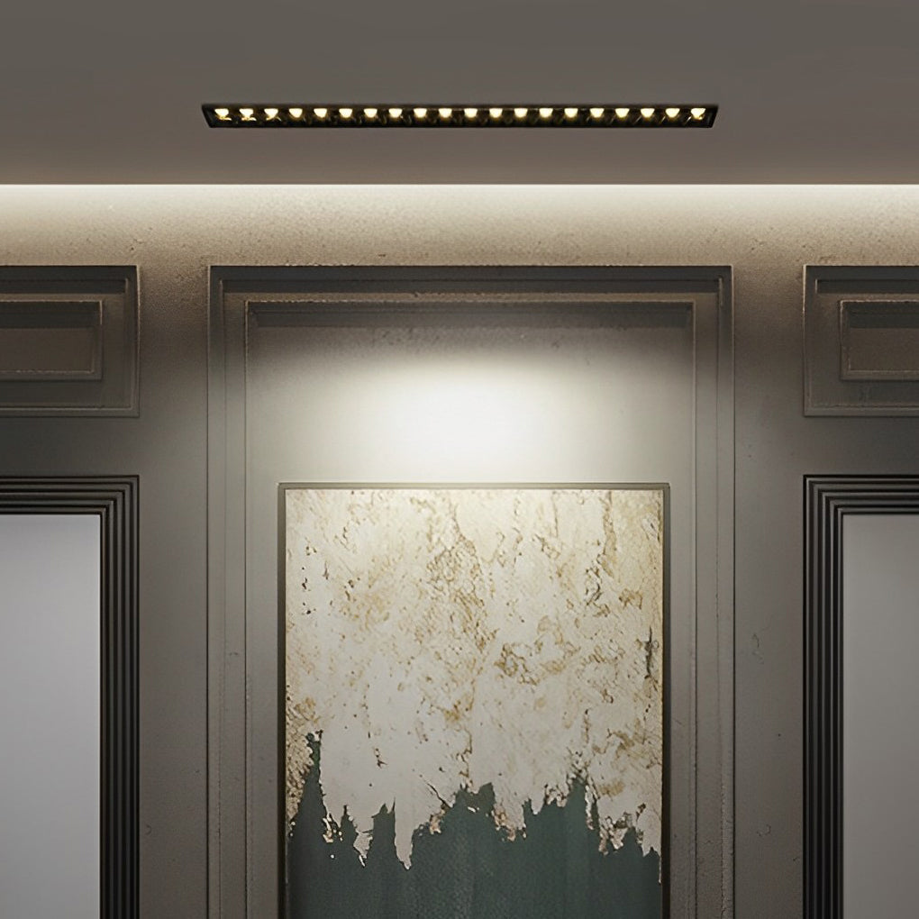 Borderless LED Linear Downlight Spot Light for Modern Ceiling Decor