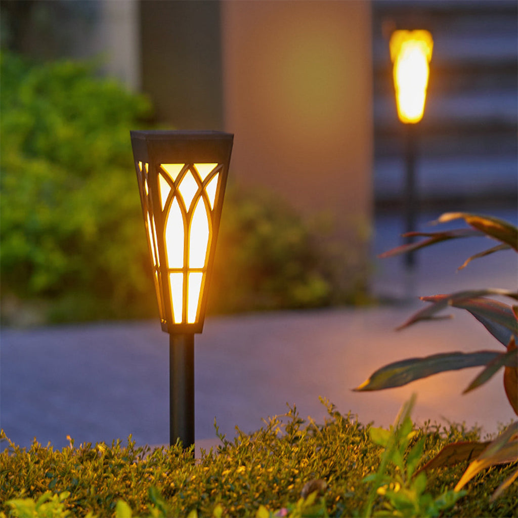 Elegant Waterproof Solar LED Light Post for Outdoor Garden Pathways