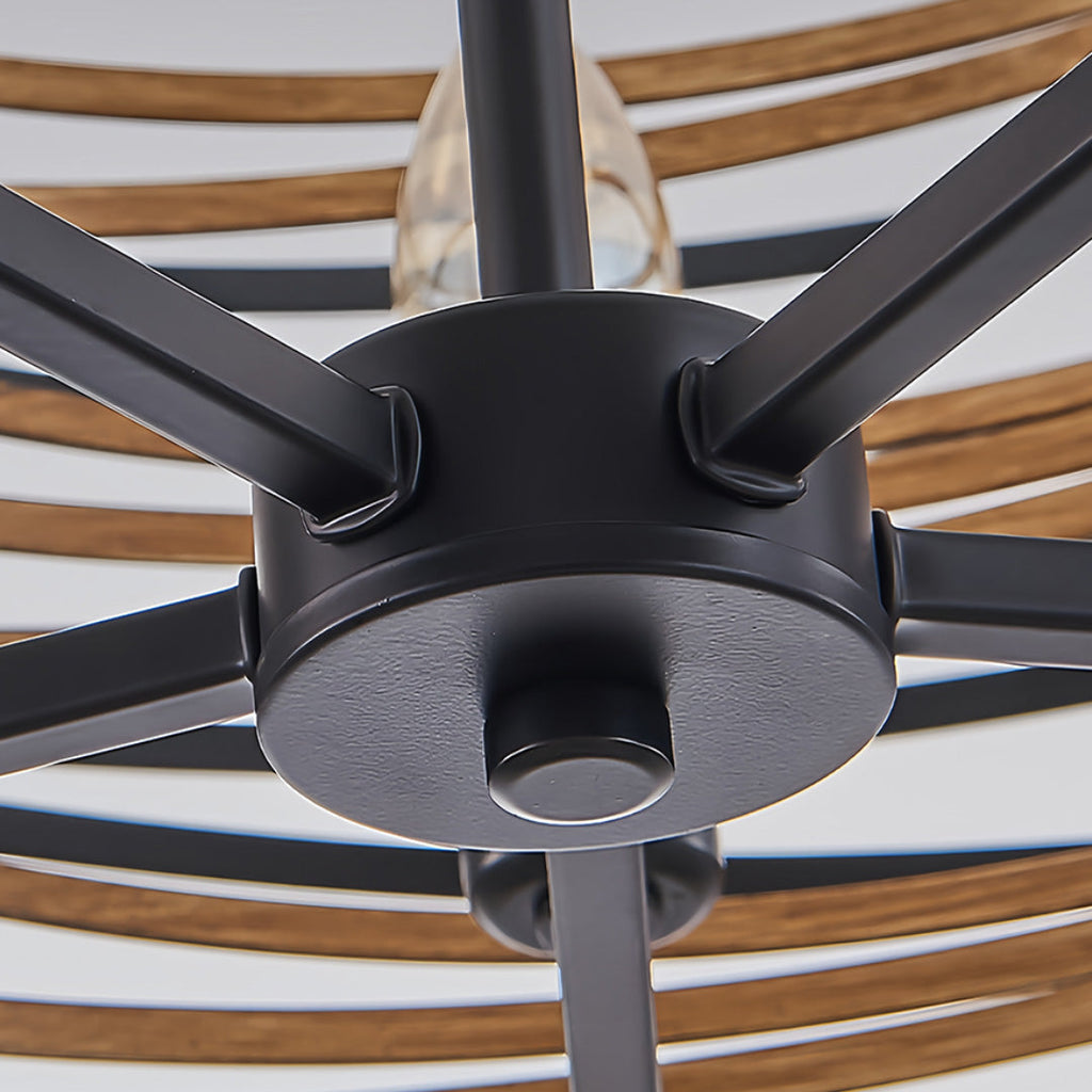 Industrial Black Iron Drum Pendant Light Fixture for Dining Room Ceiling