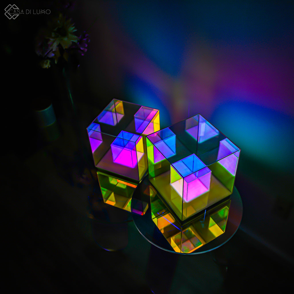 Colorful Infinity Cube Fidget Toy - Durable Plastic Stress Relief Puzzle
