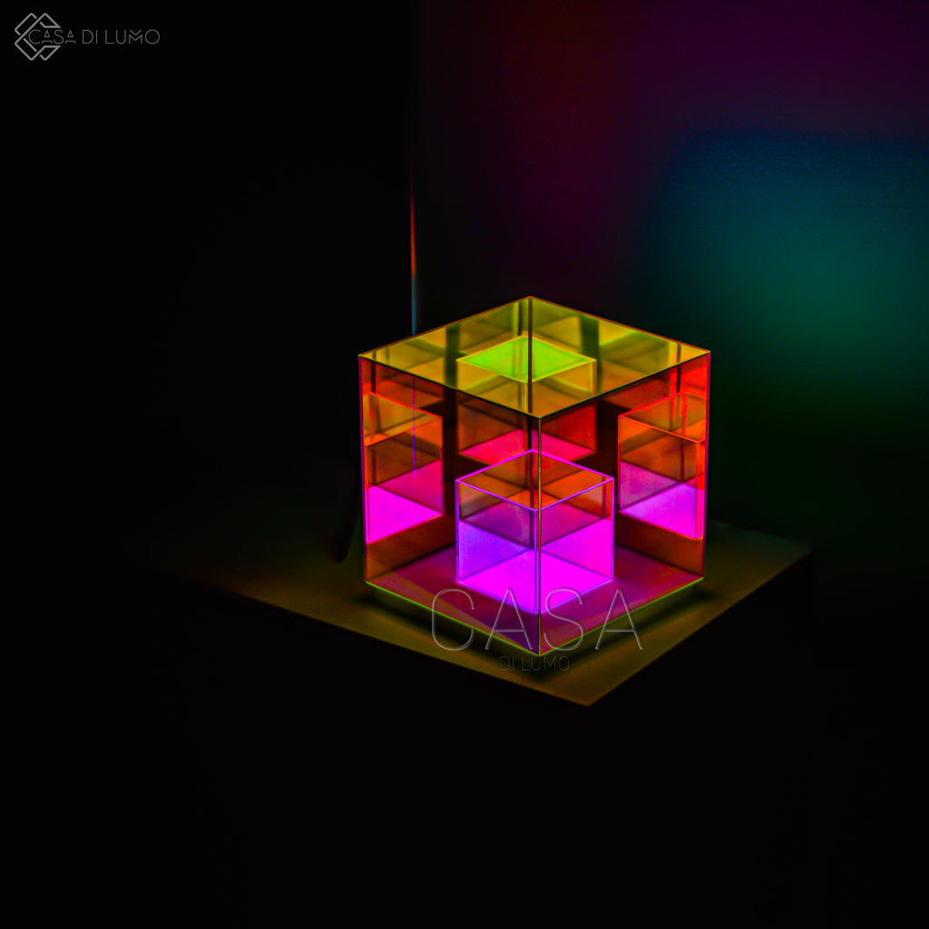 Colorful Infinity Cube Fidget Toy - Durable Plastic Stress Relief Puzzle