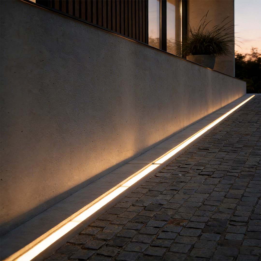 Modern Waterproof Inground Rectangular LED Recessed Light for Patios