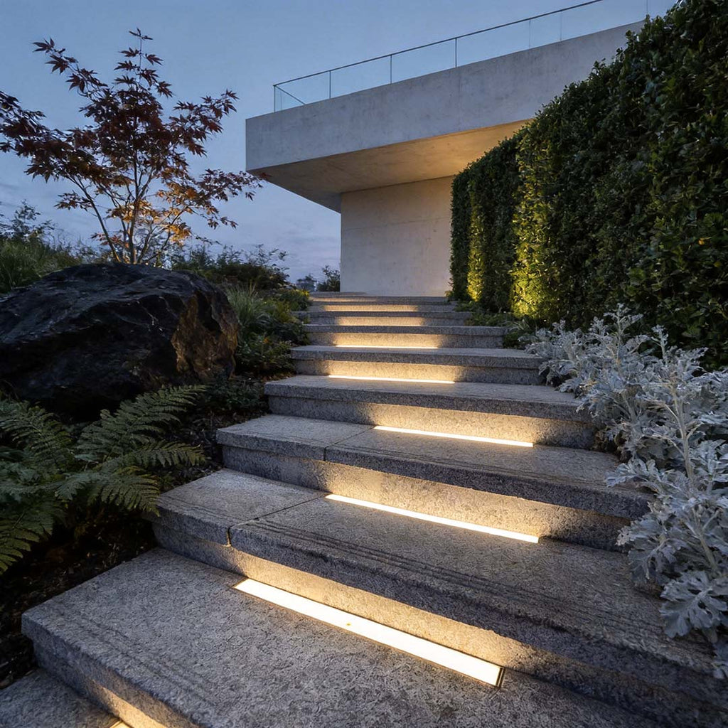 Modern Waterproof Inground Rectangular LED Recessed Light for Patios
