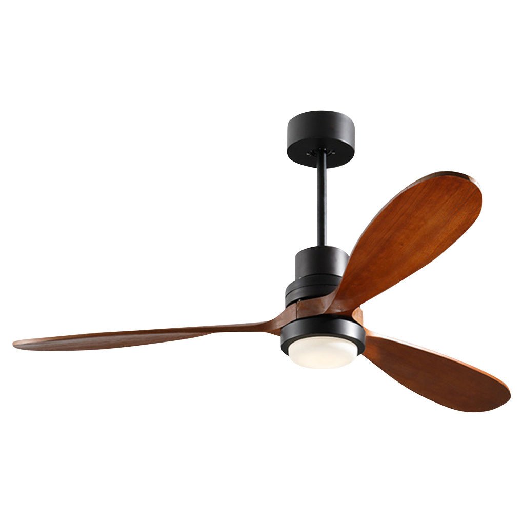 Smart LED Ceiling Fan Lamp with Remote, Modern White Finish for Living Room