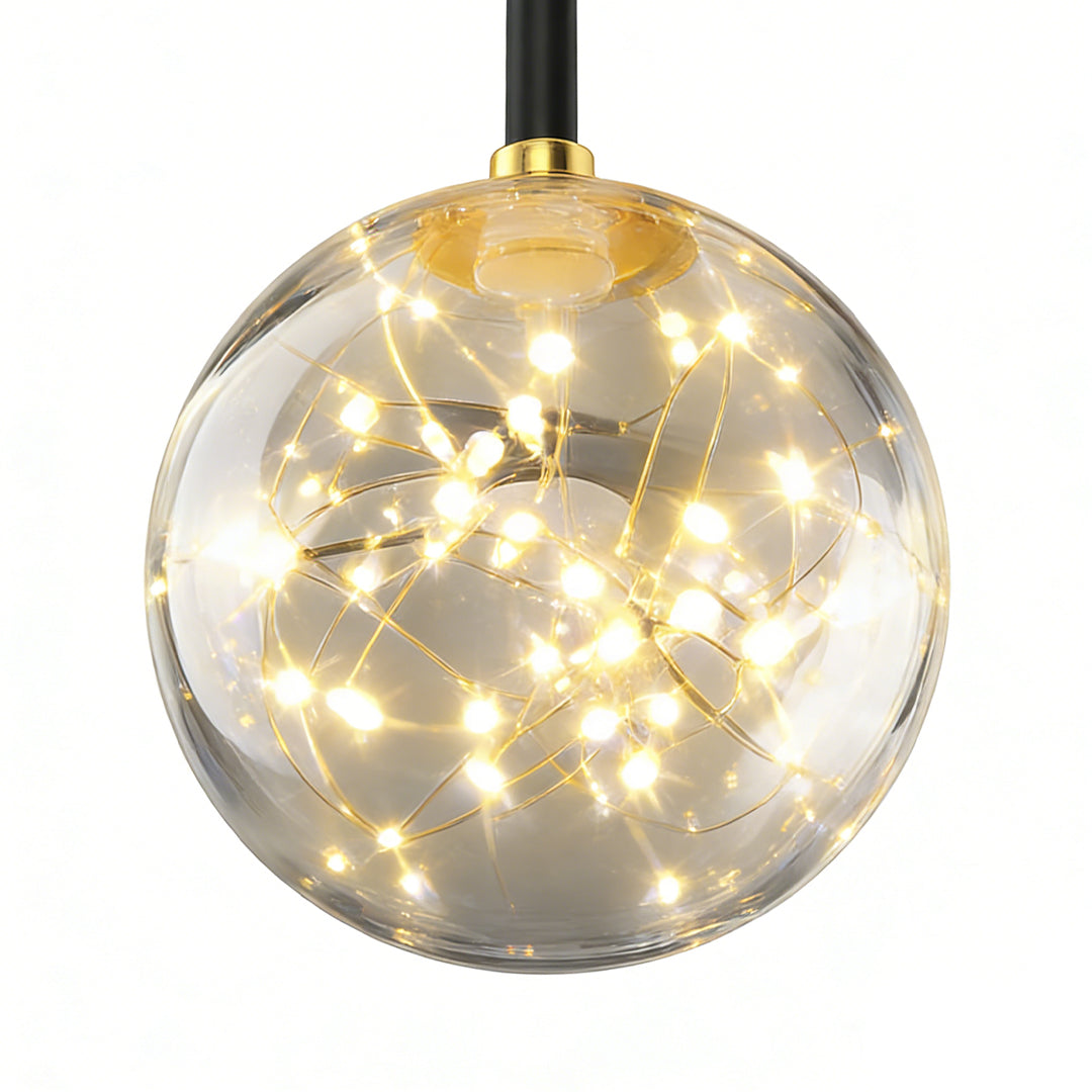 Modern Luxury Invisible Blade LED Ceiling Fan Light for Living Room