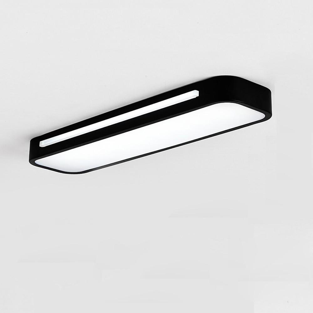 Minimalist White LED Flush Mount Oval Ceiling Light for Modern Spaces