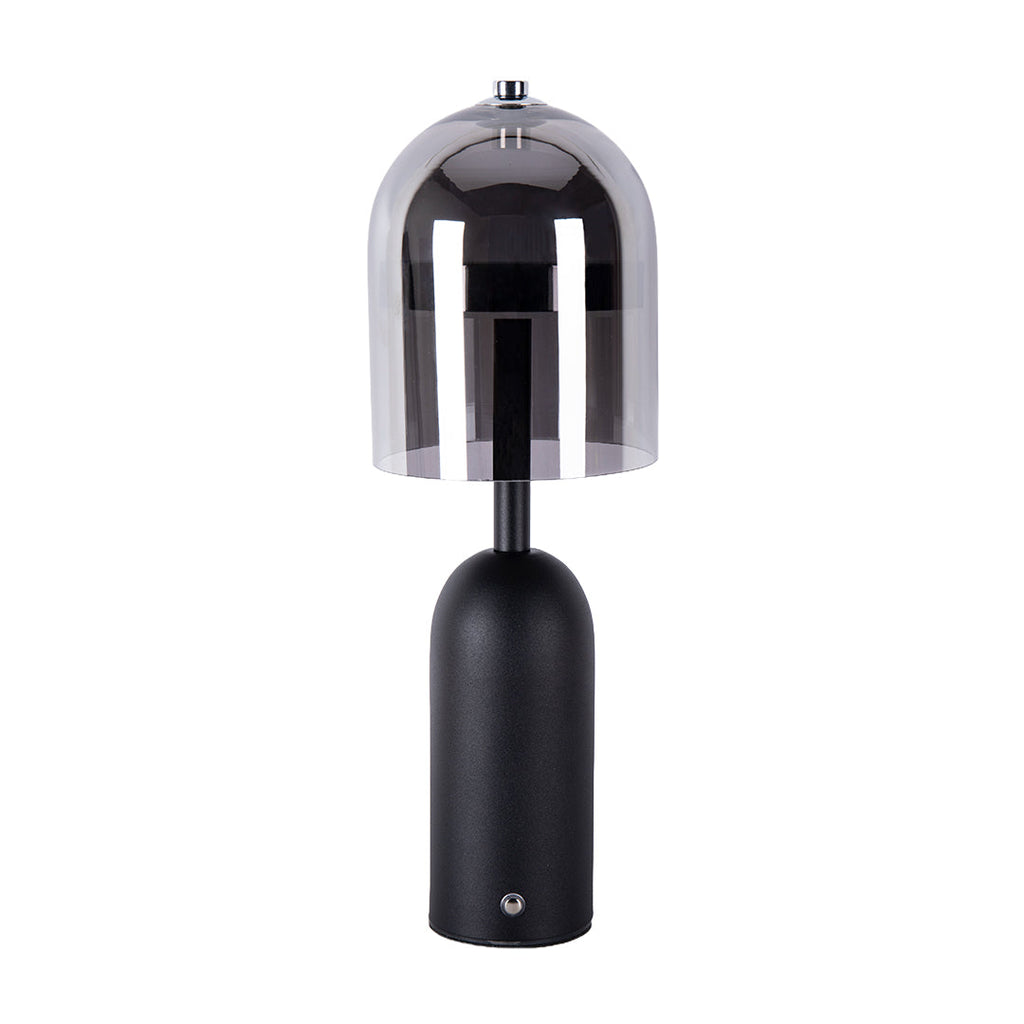 Italian Minimalist Clear Glass Table Lamp for Elegant Living Room Decor