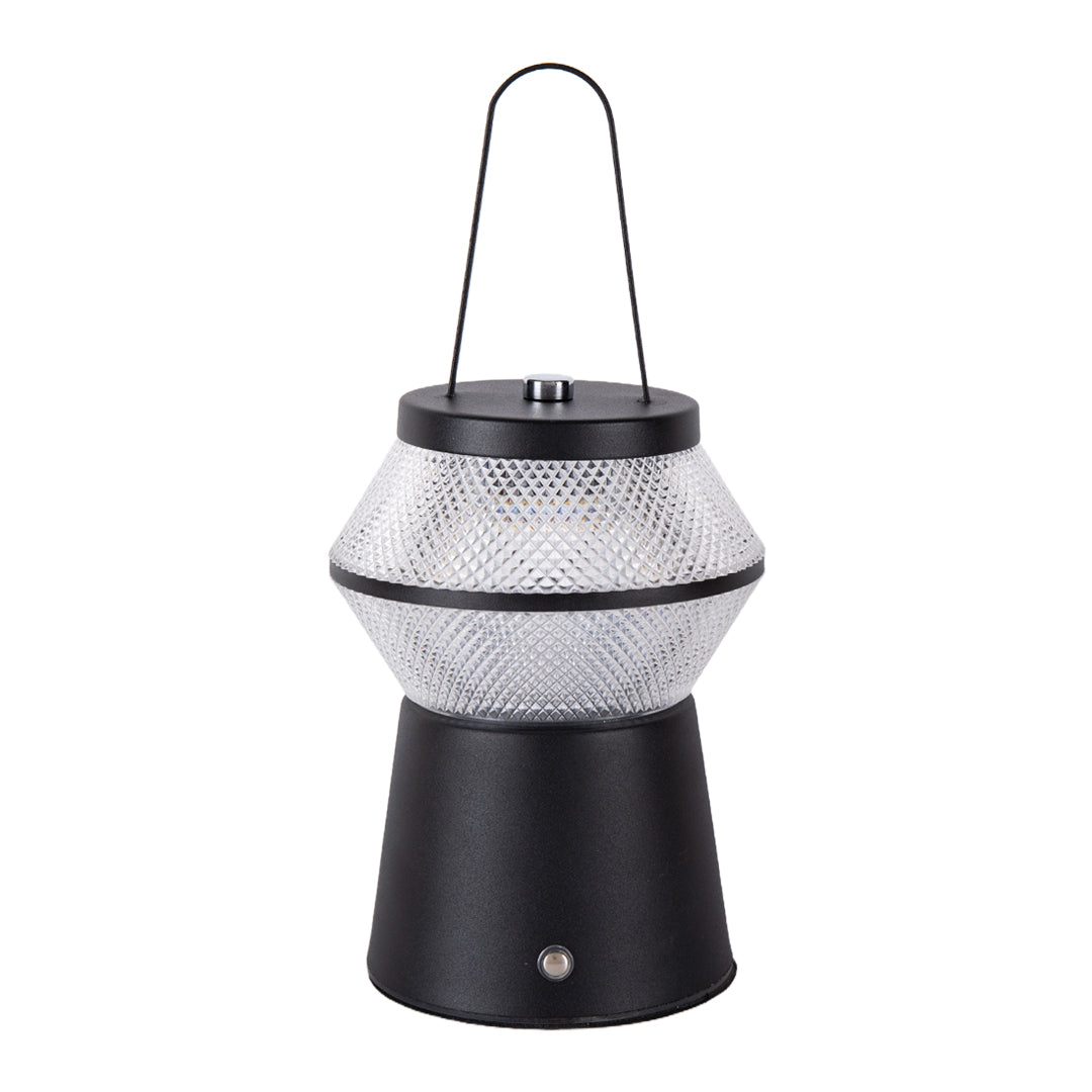 Elegant Solar-Powered LED Lantern with UV Mosquito Repellent for Patio