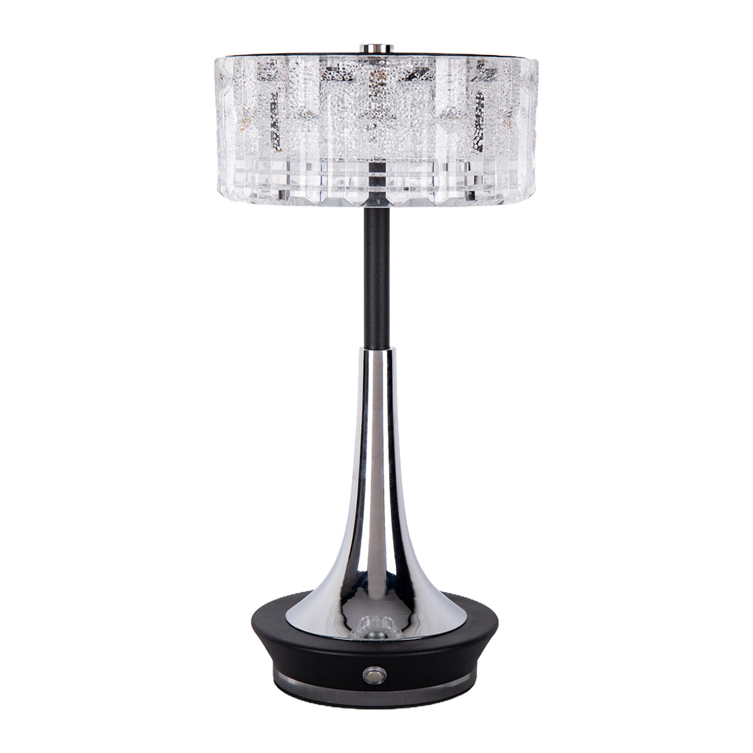 Portable Cordless Mushroom LED Table Lamp in Warm White for Modern Decor