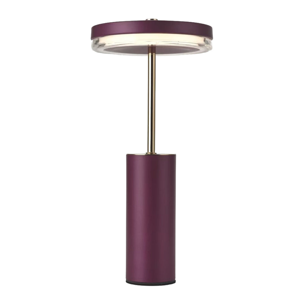 Sophisticated European-Style Metal Cylinder Table Lamp for Living Room