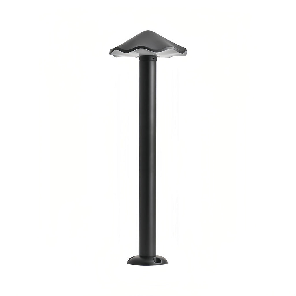 Industrial Black Metal Umbrella Pathway Lights for Outdoor Garden Walkways