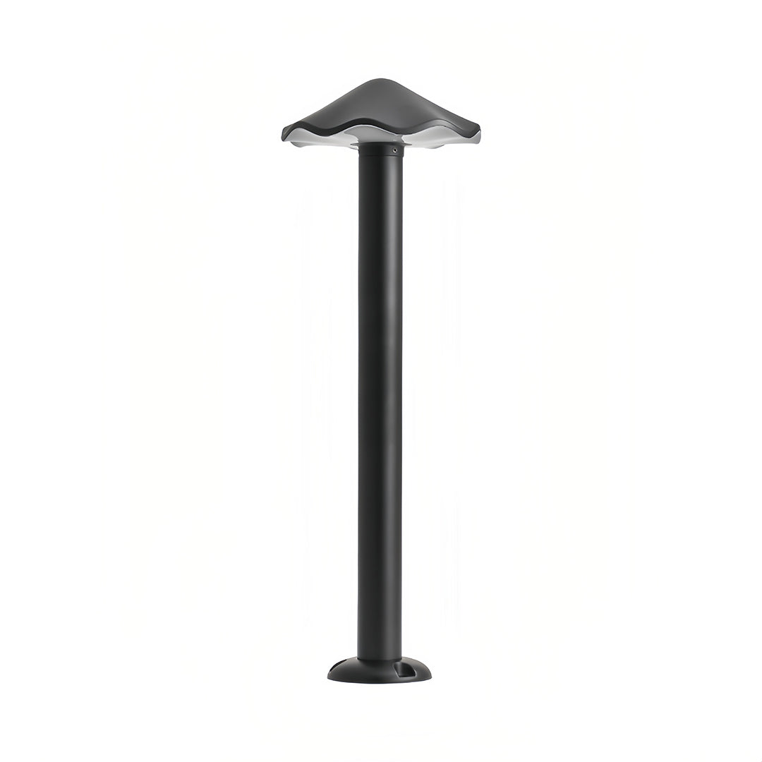 Industrial Black Metal Umbrella Pathway Lights for Outdoor Garden Walkways