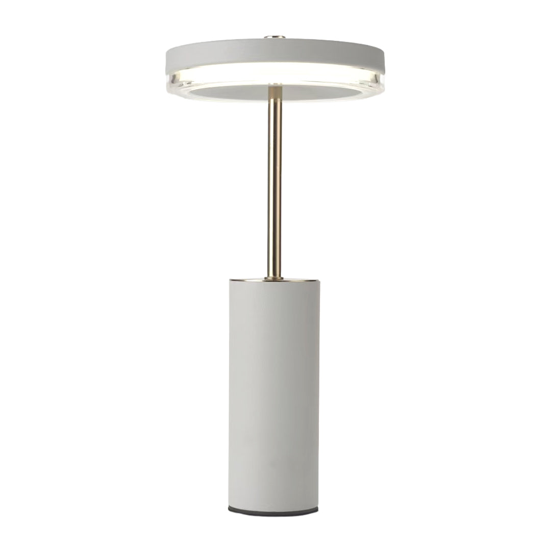 Sophisticated European-Style Metal Cylinder Table Lamp for Living Room