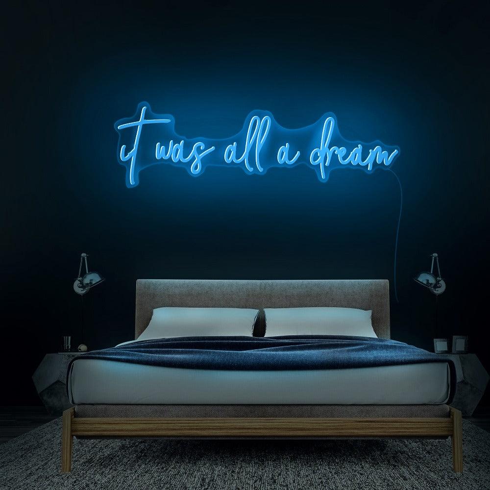 Dreamy Colorful LED Neon Sign - Stylish Wall Décor for Bedroom