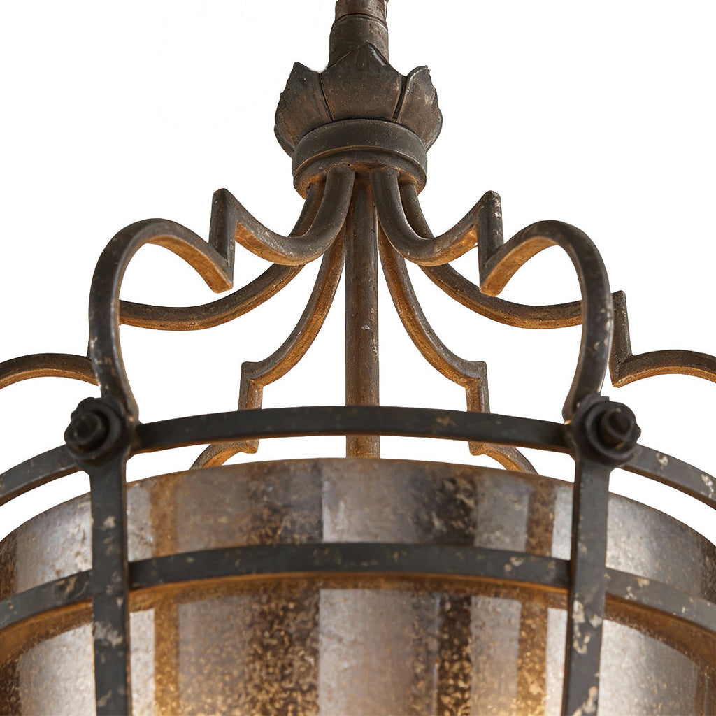 Antique Bronze Italian Pendant Light Fixture for Elegant Dining Spaces