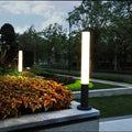 Sleek Black Waterproof Modern Pathway Bollard Lights for Outdoor Use