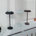 Sleek White Rechargeable Dimmable LED Table Lamp for Modern Home Decor