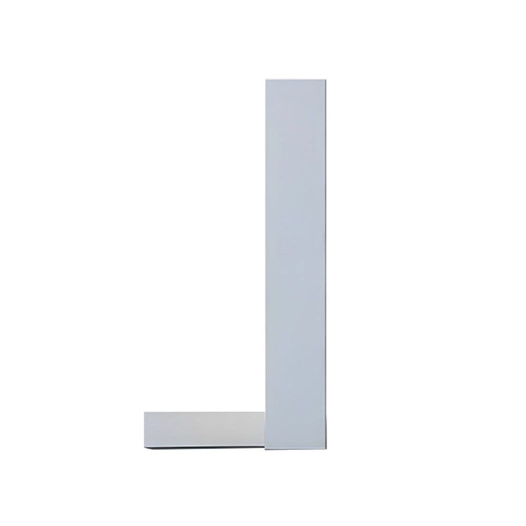Contemporary Black Metal L-Shaped LED Wall Light for Living Room Decor