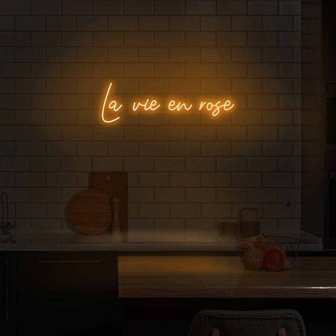 Pink Vintage LED Neon Wall Sign for Bedroom Decor and Home Aesthetics