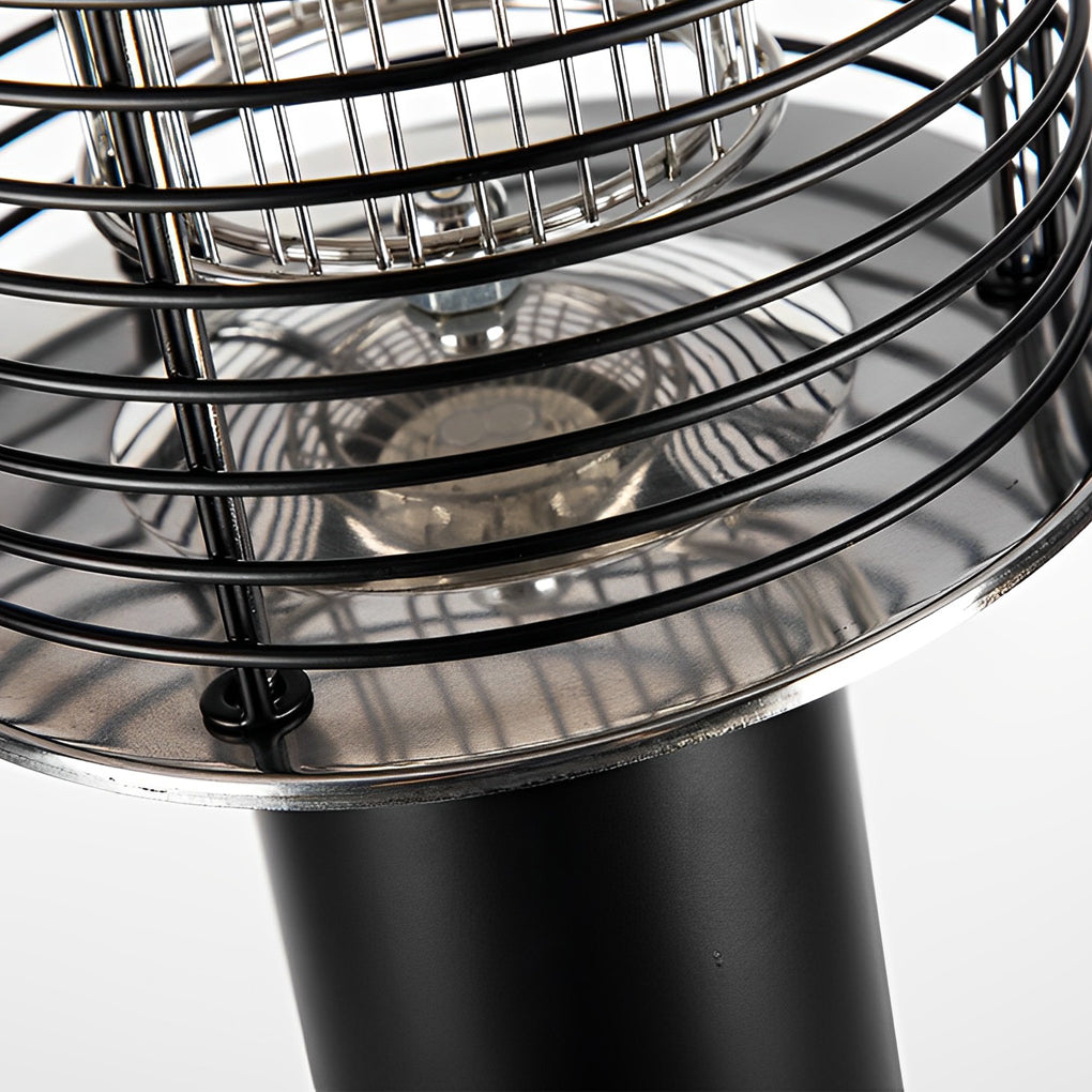 Modern Black Metal Solar Mosquito Zapper Light for Patio Garden Use