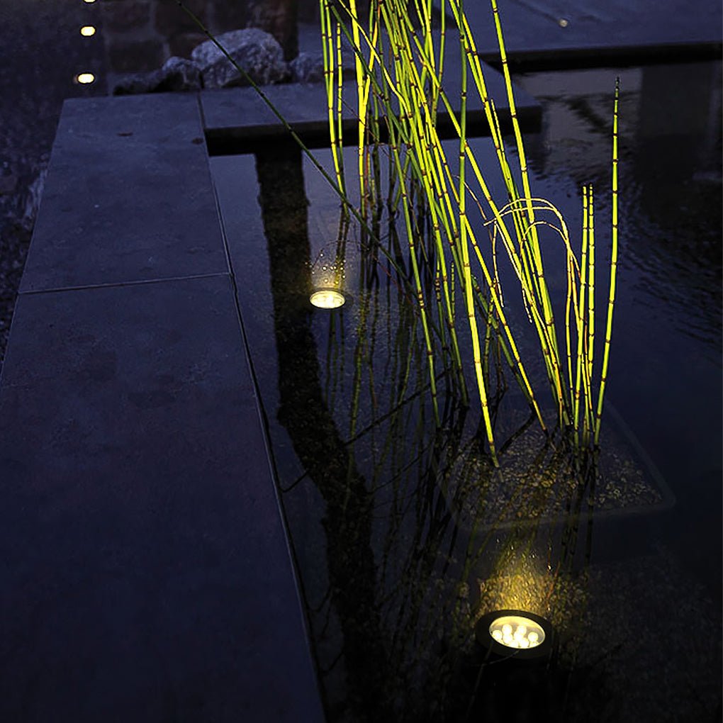 Color-Changing Submersible LED Pool Lights - Waterproof Landscape Lighting