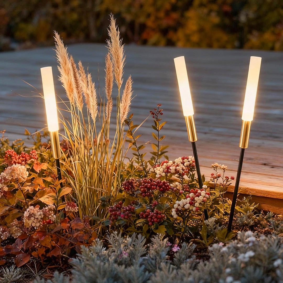 Metal Landscape Light Spikes - Outdoor LED Lawn Lighting for Gardens